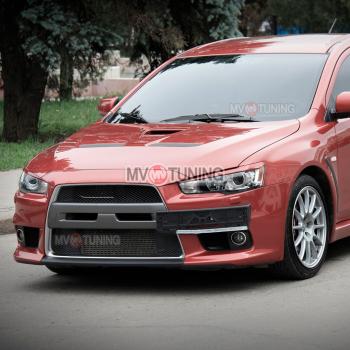 Реснички на фары Mitsubishi Lancer 10 CY седан рестайлинг (2011-2017)