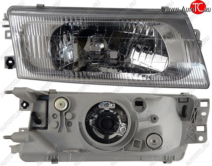 3 399 р. Правая передняя фара SAT (хрусталь)  Mitsubishi Lancer  8 (1997-2000) рестайлинг седан  с доставкой в г. Воронеж