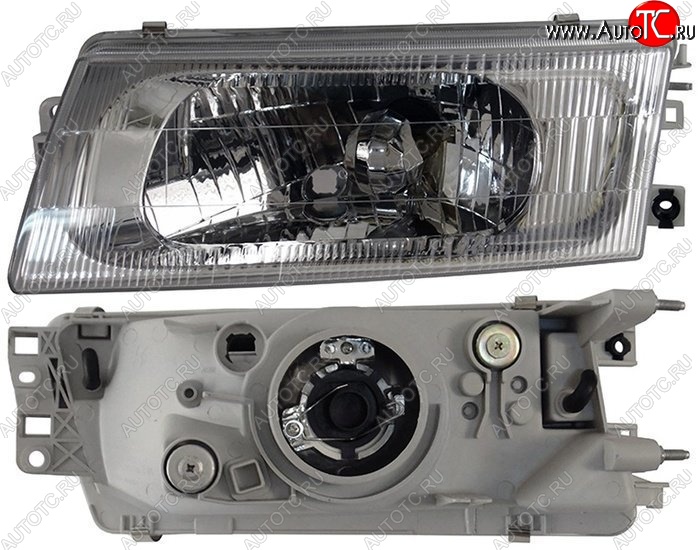 3 399 р. Левая фара SAT (хрусталь)  Mitsubishi Lancer  8 (1997-2000) рестайлинг седан  с доставкой в г. Воронеж