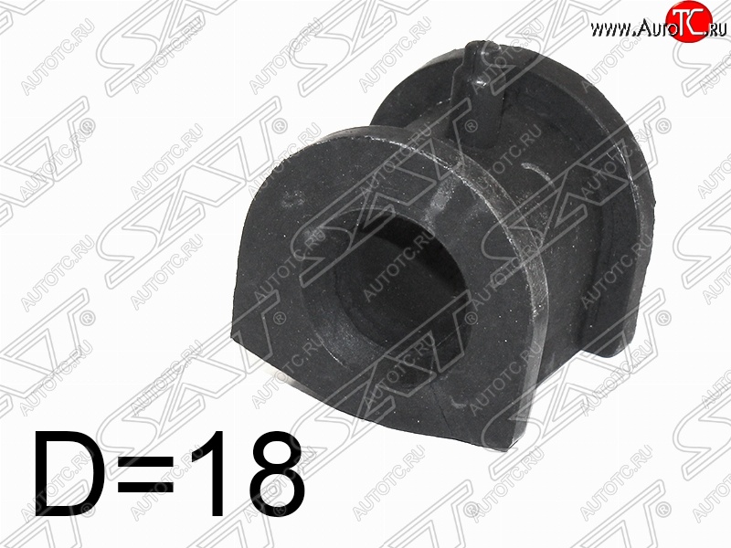 78 р. Втулка переднего стабилизатора SAT (D=18) Mitsubishi Mirage CJ,CK,CL,CM хэтчбэк 3 дв. (1995-2001)  с доставкой в г. Воронеж