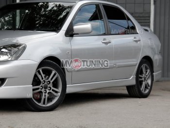 5 249 р. Пороги накладки Sport 2.0  Mitsubishi Lancer  9 CS (2003-2009) седан 1-ый рестайлинг, седан 2-ой рестайлинг (Неокрашенные)  с доставкой в г. Воронеж. Увеличить фотографию 5