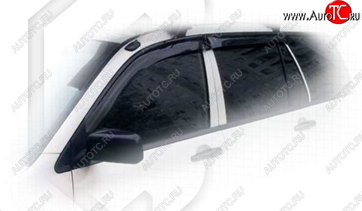 1 999 р. Дефлектора окон CA-Plastiс  Mitsubishi Lancer  9 CS (2003-2005) универсал 1-ый рестайлинг (Classic полупрозрачный, Без хром.молдинга, Крепление только на скотч)  с доставкой в г. Воронеж