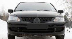 1 159 р. Реснички на фары RA  Mitsubishi Lancer  9 CS (2003-2009) седан 1-ый рестайлинг, универсал 1-ый рестайлинг, седан 2-ой рестайлинг, универсал 2-ой рестайлинг (Неокрашенные)  с доставкой в г. Воронеж. Увеличить фотографию 3