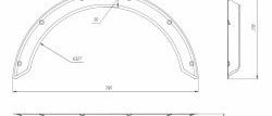 5 269 р. Универсальные арки New School (50 мм) Лада Гранта FL 2190 седан рестайлинг (2018-2025) (Усиленные шагрень: 4 шт (3 мм))  с доставкой в г. Воронеж. Увеличить фотографию 1