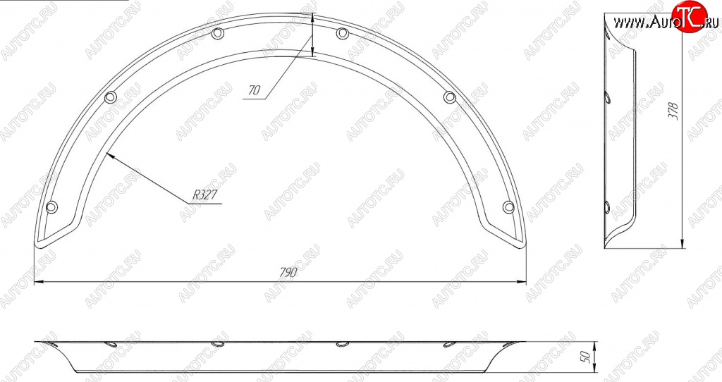 5 269 р. Универсальные арки New School (50 мм) Hyundai I40 1 VF дорестайлинг седан (2011-2015) (Усиленные шагрень: 4 шт (3 мм))  с доставкой в г. Воронеж