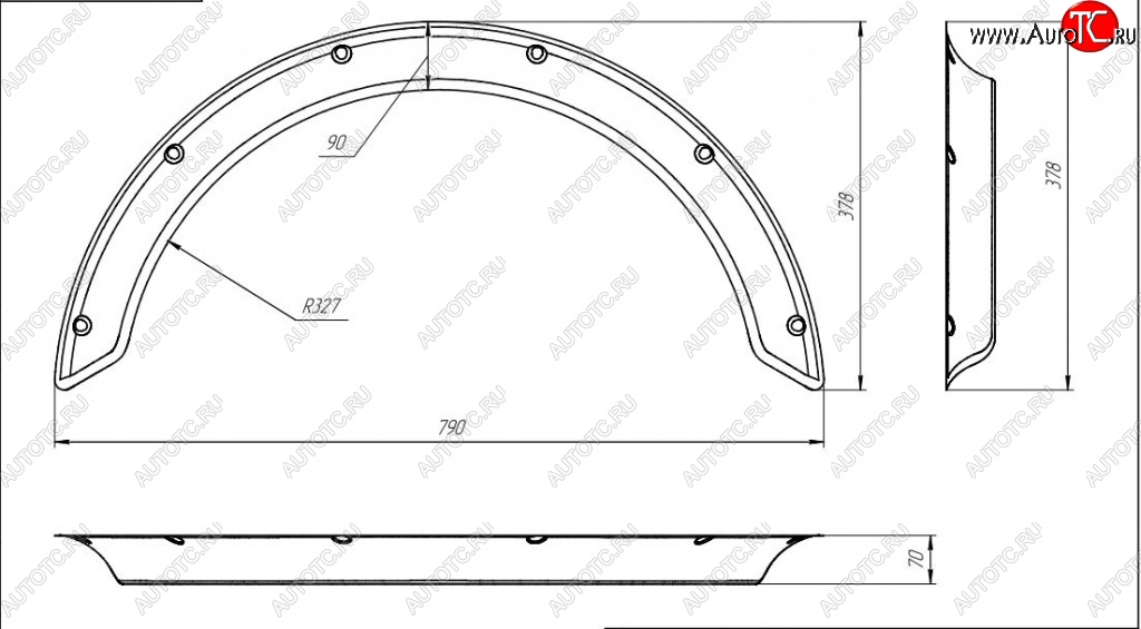 4 899 р. Универсальные арки New School (70 мм) Mazda 3/Axela BK дорестайлинг, хэтчбэк (2003-2006) (Шагрень: 4 шт)  с доставкой в г. Воронеж