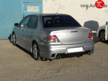 18 499 р. Задний бампер INGS Extreem  Mitsubishi Lancer  9 CS (2003-2009) седан 1-ый рестайлинг, седан 2-ой рестайлинг (Неокрашенный)  с доставкой в г. Воронеж. Увеличить фотографию 3