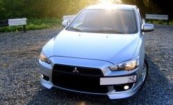 959 р. Подиум гос. номера EVO №1 Mitsubishi Lancer 10 CY седан дорестайлинг (2007-2010) (Гладкий пластик)  с доставкой в г. Воронеж. Увеличить фотографию 5