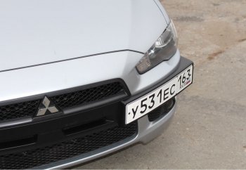 1 999 р. Воздуховоды радиатора в передний бампер Квадрат Mitsubishi Lancer 10 CY седан дорестайлинг (2007-2010) (Неокрашенные)  с доставкой в г. Воронеж. Увеличить фотографию 2