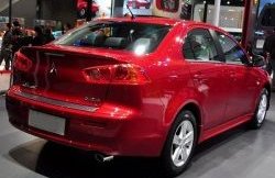 2 049 р. Лип спойлер M-VRS Mitsubishi Lancer 10 CY седан дорестайлинг (2007-2010) (Неокрашенный)  с доставкой в г. Воронеж. Увеличить фотографию 3
