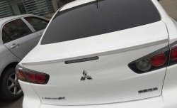 2 049 р. Лип спойлер M-VRS Mitsubishi Lancer 10 CY седан дорестайлинг (2007-2010) (Неокрашенный)  с доставкой в г. Воронеж. Увеличить фотографию 2