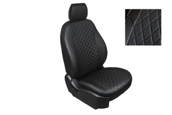 7 549 р. Чехлы Seintex (экокожа/ромб) Mitsubishi Lancer 10 CY седан дорестайлинг (2007-2010)  с доставкой в г. Воронеж. Увеличить фотографию 1