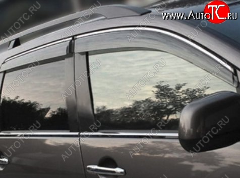 5 349 р. Комплект дефлекторов окон СТ Mitsubishi Outlander GF 2-ой рестайлинг (2015-2018)  с доставкой в г. Воронеж