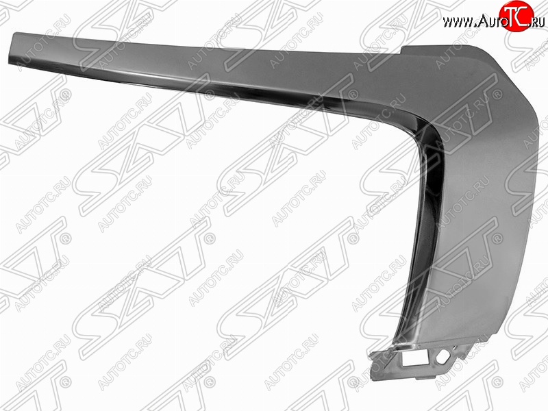 1 599 р. Правый молдинг переднего бампера SAT (хром, верхний) Mitsubishi Outlander GF 2-ой рестайлинг (2015-2018)  с доставкой в г. Воронеж