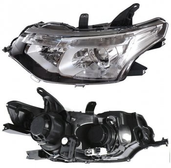 Левая фара SAT (под ксенон) Mitsubishi Outlander  GF (2012-2016) дорестайлинг, 1-ый рестайлинг
