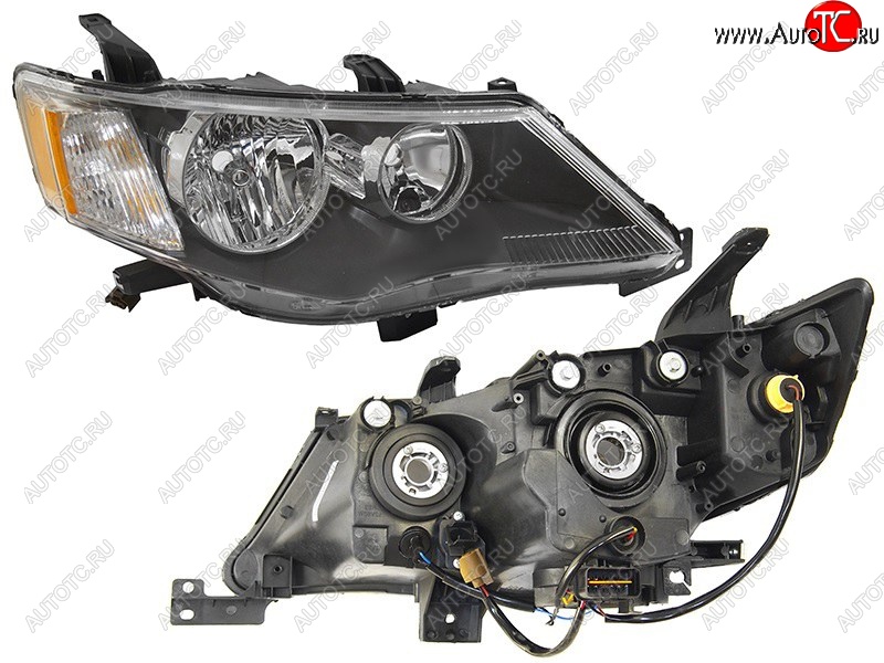 9 449 р. Правая фара SAT Mitsubishi Outlander XL (CW)  дорестайлинг (2005-2009)  с доставкой в г. Воронеж