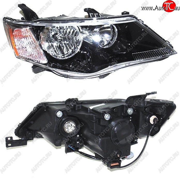 11 399 р. Правая фара SAT (под ксенон) Mitsubishi Outlander XL (CW)  дорестайлинг (2005-2009)  с доставкой в г. Воронеж