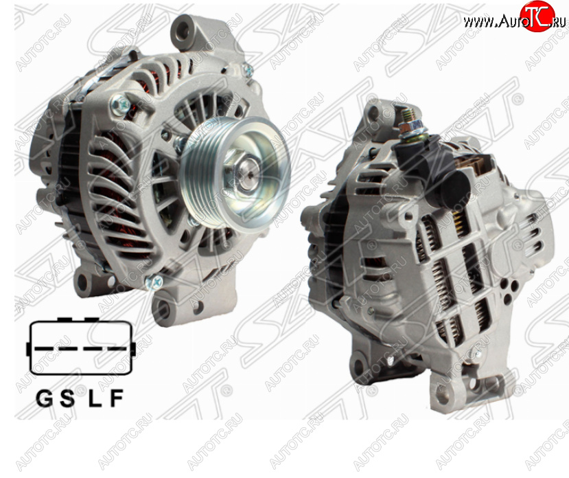 12 999 р. Генератор SAT (12V/120A / 3.0) Mitsubishi Outlander XL (CW)  дорестайлинг (2005-2009)  с доставкой в г. Воронеж