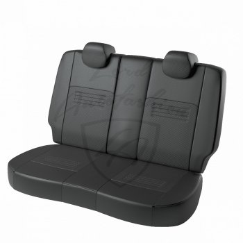 9 449 р. Чехлы для сидений Lord Autofashion Турин (экокожа) Mitsubishi Outlander XL (CW)  дорестайлинг (2005-2009) (Черный, вставка черная)  с доставкой в г. Воронеж. Увеличить фотографию 2
