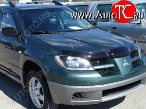 2 599 р. Дефлектор капота SIM  Mitsubishi Outlander  CU (2003-2009)  с доставкой в г. Воронеж