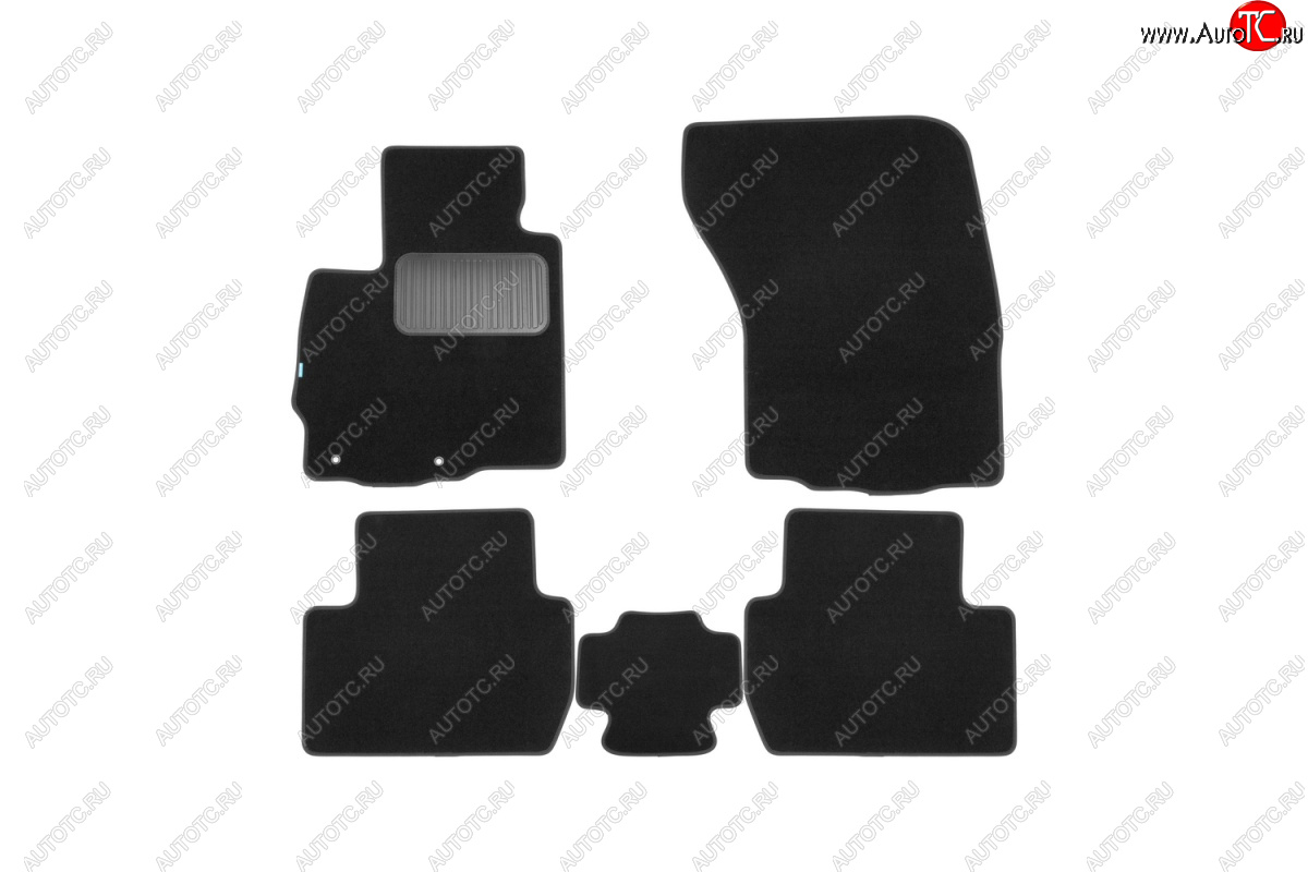 9 549 р. Текстильные коврики салона Klever Premium Mitsubishi Outlander XL (CW)  рестайлинг (2010-2013) (Черные)  с доставкой в г. Воронеж