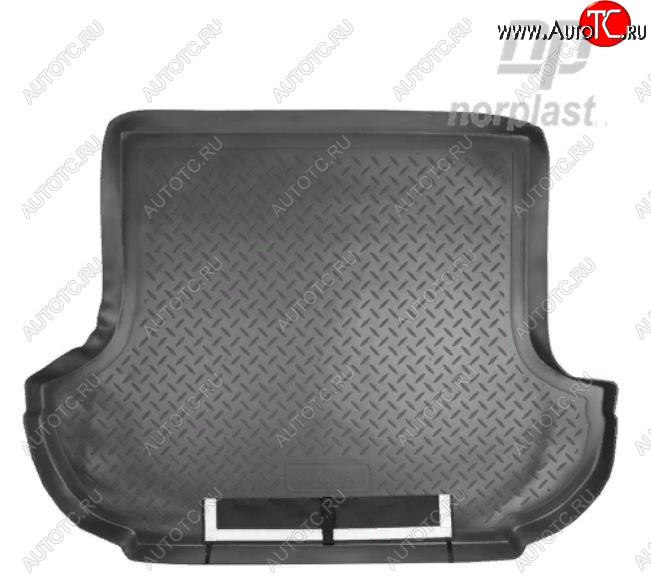 3 199 р. Коврик багажника Norplast Unidec  Mitsubishi Outlander  XL (2005-2013) (CW)  дорестайлинг, (CW)  рестайлинг (Черный, с погрузочным ковриком (фартуком))  с доставкой в г. Воронеж