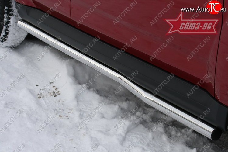 9 314 р. Защита порогов Souz-96 (d60) Mitsubishi Outlander XL (CW)  рестайлинг (2010-2013)  с доставкой в г. Воронеж