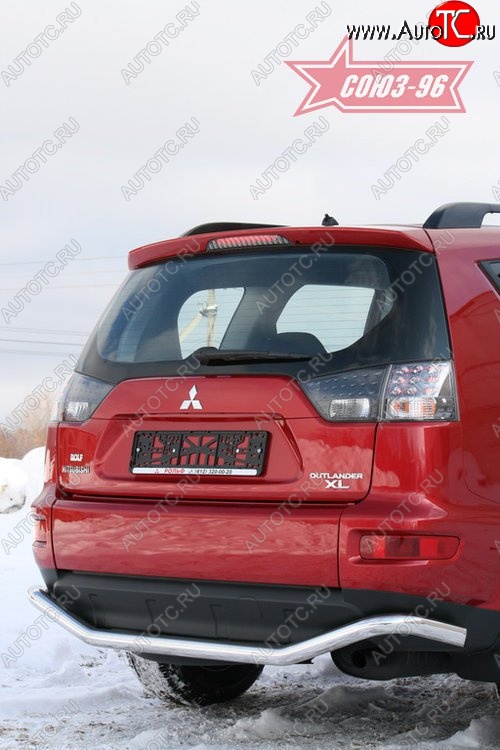 10 799 р. Защита заднего бампера Souz-96 (d60) Mitsubishi Outlander XL (CW)  рестайлинг (2010-2013)  с доставкой в г. Воронеж