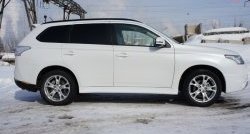 6 199 р. Пороги накладки Broomer Design Mitsubishi Outlander GF дорестайлинг (2012-2014) (Неокрашенные)  с доставкой в г. Воронеж. Увеличить фотографию 2