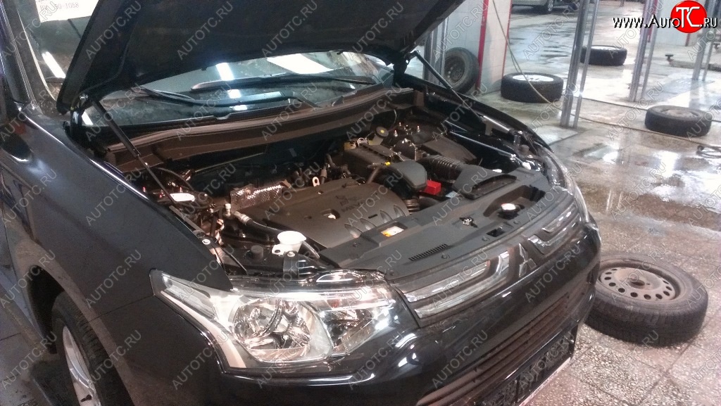 2 199 р. Газовые упоры капота Berkut Mitsubishi Outlander GF дорестайлинг (2012-2014)  с доставкой в г. Воронеж