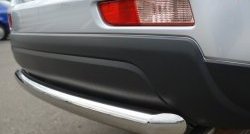 13 999 р. Одинарная защита заднего бампера из трубы диаметром 63 мм SLITKOFF  Mitsubishi Outlander  GF (2012-2014) дорестайлинг  с доставкой в г. Воронеж. Увеличить фотографию 3