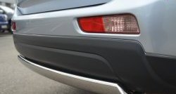 11 599 р. Защита заднего бампера (Ø75x42 мм, нержавейка) Russtal Mitsubishi Outlander GF дорестайлинг (2012-2014)  с доставкой в г. Воронеж. Увеличить фотографию 3