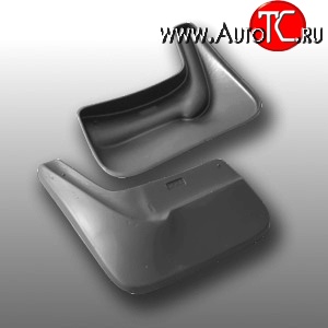 2 379 р. Задние брызговики (рестайлинг) NovLine 2 шт  Mitsubishi Outlander  GF (2014-2016) 1-ый рестайлинг  с доставкой в г. Воронеж