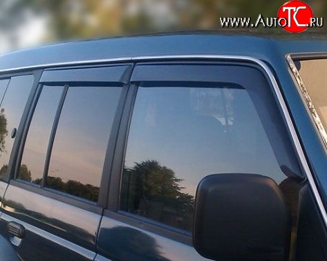 999 р. Комплект дефлекторов окон Russtal Mitsubishi Pajero 2 V30/V40 5 дв. дорестайлинг (1991-1997)  с доставкой в г. Воронеж