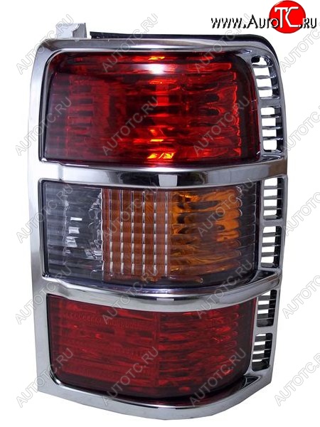 3 989 р. Правый фонарь (хром/хрусталь) SAT Mitsubishi Pajero 2 V30/V40 5 дв. дорестайлинг (1991-1997)  с доставкой в г. Воронеж