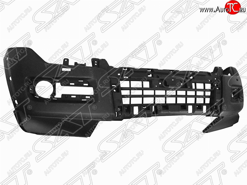 8 199 р. Передний бампер SAT Mitsubishi Pajero 4 V90 2-ой рестайлинг (2014-2020) (Неокрашенный)  с доставкой в г. Воронеж