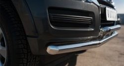 21 849 р. Защита переднего бампера (2 трубыØ63 мм, нержавейка) SLITKOFF Mitsubishi Pajero 4 V90 2-ой рестайлинг (2014-2020)  с доставкой в г. Воронеж. Увеличить фотографию 3