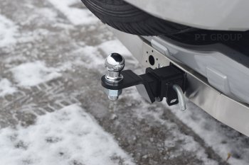 19 689 р. Фаркоп Petroil Tuning (съемный квадрат)  Mitsubishi Pajero  4 V90 (2014-2020) 2-ой рестайлинг  с доставкой в г. Воронеж. Увеличить фотографию 3