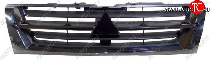 4 649 р. Решётка радиатора SAT  Mitsubishi Pajero  3 V70 (1999-2003) дорестайлинг (Неокрашенная)  с доставкой в г. Воронеж