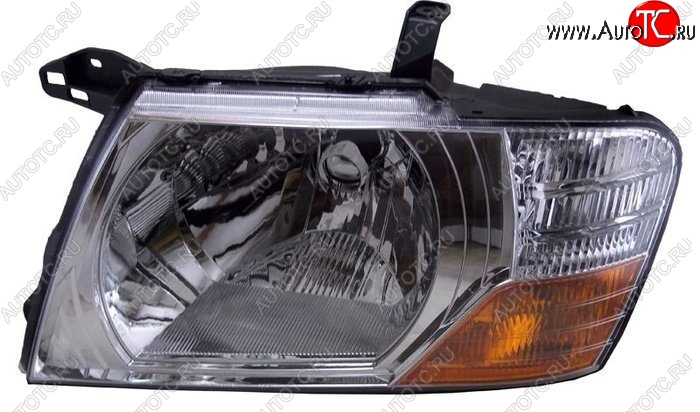 5 299 р. Левая фара SAT (евросвет)  Mitsubishi Pajero ( 3 V70,  3 V60) (2003-2006) рестайлинг  с доставкой в г. Воронеж