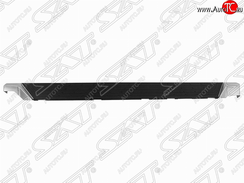 7 499 р. Правая накладка порога SAT Mitsubishi Pajero 4 V80 3 дв. 1-ый рестайлинг (2011-2014) (Неокрашенная)  с доставкой в г. Воронеж