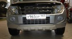 10 499 р. Накладка переднего бампера GT Dynamics Mitsubishi Pajero 4 V80 дорестайлинг (2006-2011) (Дорестайлинг, Неокрашенная)  с доставкой в г. Воронеж. Увеличить фотографию 5