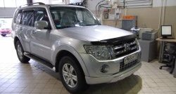 10 499 р. Накладка переднего бампера GT Dynamics Mitsubishi Pajero 4 V80 дорестайлинг (2006-2011) (Дорестайлинг, Неокрашенная)  с доставкой в г. Воронеж. Увеличить фотографию 4