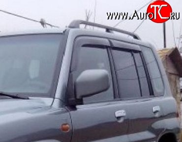 999 р. Комплект дефлекторов окон (ветровиков) 4 шт. (5 дверей) Russtal Mitsubishi Pajero iO (1998-2007)  с доставкой в г. Воронеж