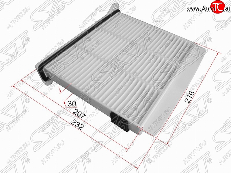 499 р. Фильтр салонный SAT (216х232/207Х30 mm)  Mitsubishi Pajero ( 4 V90,  4 V80) - Pajero iO  с доставкой в г. Воронеж