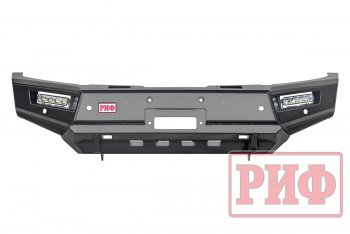 57 999 р. Бампер передний силовой РИФ  Mitsubishi Pajero Sport  QE (2015-2021) дорестайлинг (С дополнительными фарами, под парктроник)  с доставкой в г. Воронеж. Увеличить фотографию 3