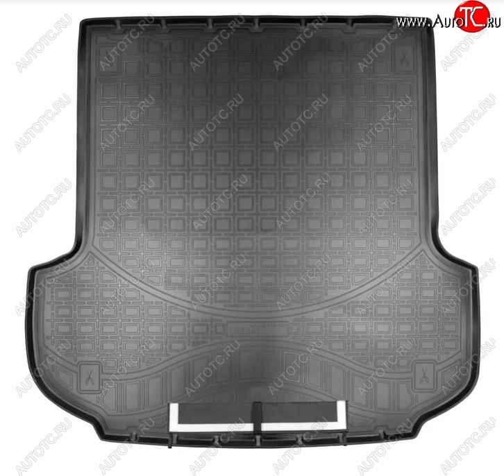 3 599 р. Коврик в багажник Norplast Unidec  Mitsubishi Pajero Sport  QE (2015-2021) дорестайлинг (Черный с фартуком)  с доставкой в г. Воронеж