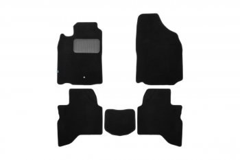 Текстильные коврики салона Klever Premium Mitsubishi Pajero Sport  PA (1996-2008) дорестайлинг, рестайлинг (Черные)