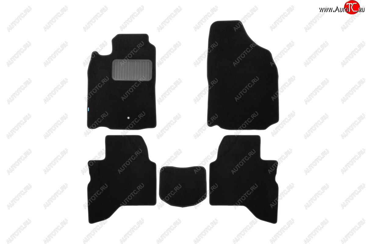 9 549 р. Текстильные коврики салона Klever Premium  Mitsubishi Pajero Sport  PA (1996-2008) дорестайлинг, рестайлинг (Черные)  с доставкой в г. Воронеж