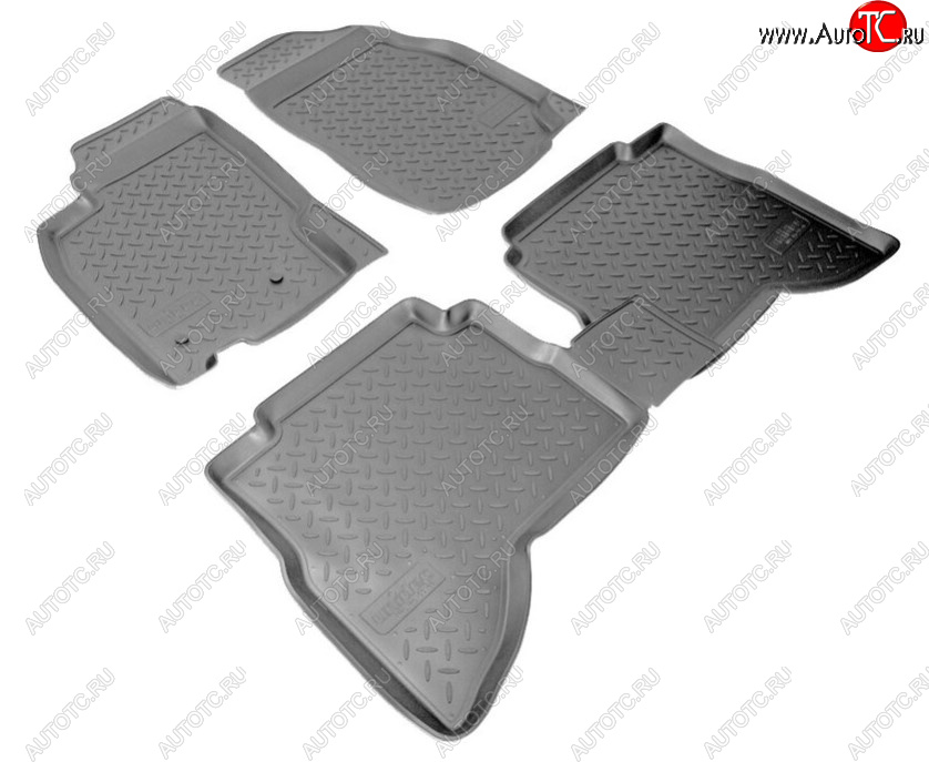 2 499 р. Комплект ковриков в салон Norplast Unidec  Mitsubishi Pajero Sport  PA (1996-2008) дорестайлинг, рестайлинг (Цвет: черный)  с доставкой в г. Воронеж